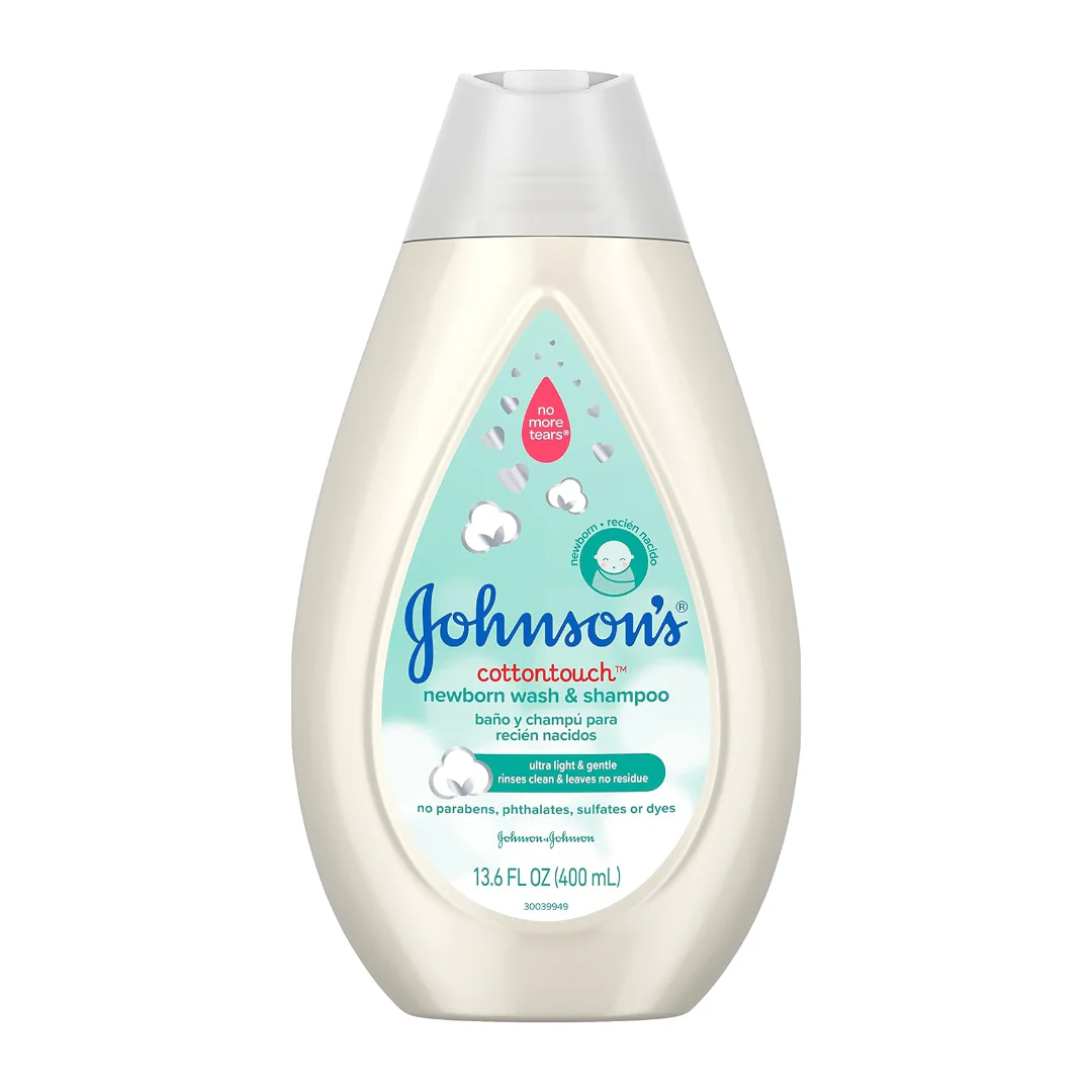 Johnson's Cotton Touch Newborn Wash & Shampoo 400ml 1 Johnson's Cotton Touch Newborn Wash & Shampoo 400ml