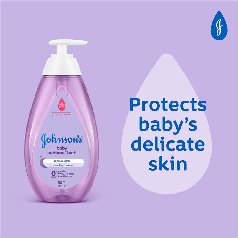 Johnson's Baby Bedtime Bath 500ml 2 Johnson's Baby Bedtime Bath 500ml - Image 2
