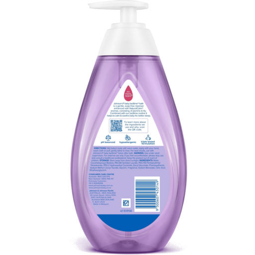 Johnson's Baby Bedtime Bath 500ml 3 Johnson's Baby Bedtime Bath 500ml - Image 3