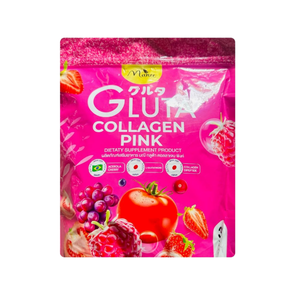 Manee Gluta Collagen Pink Dietary Supplement – 30 Pcs