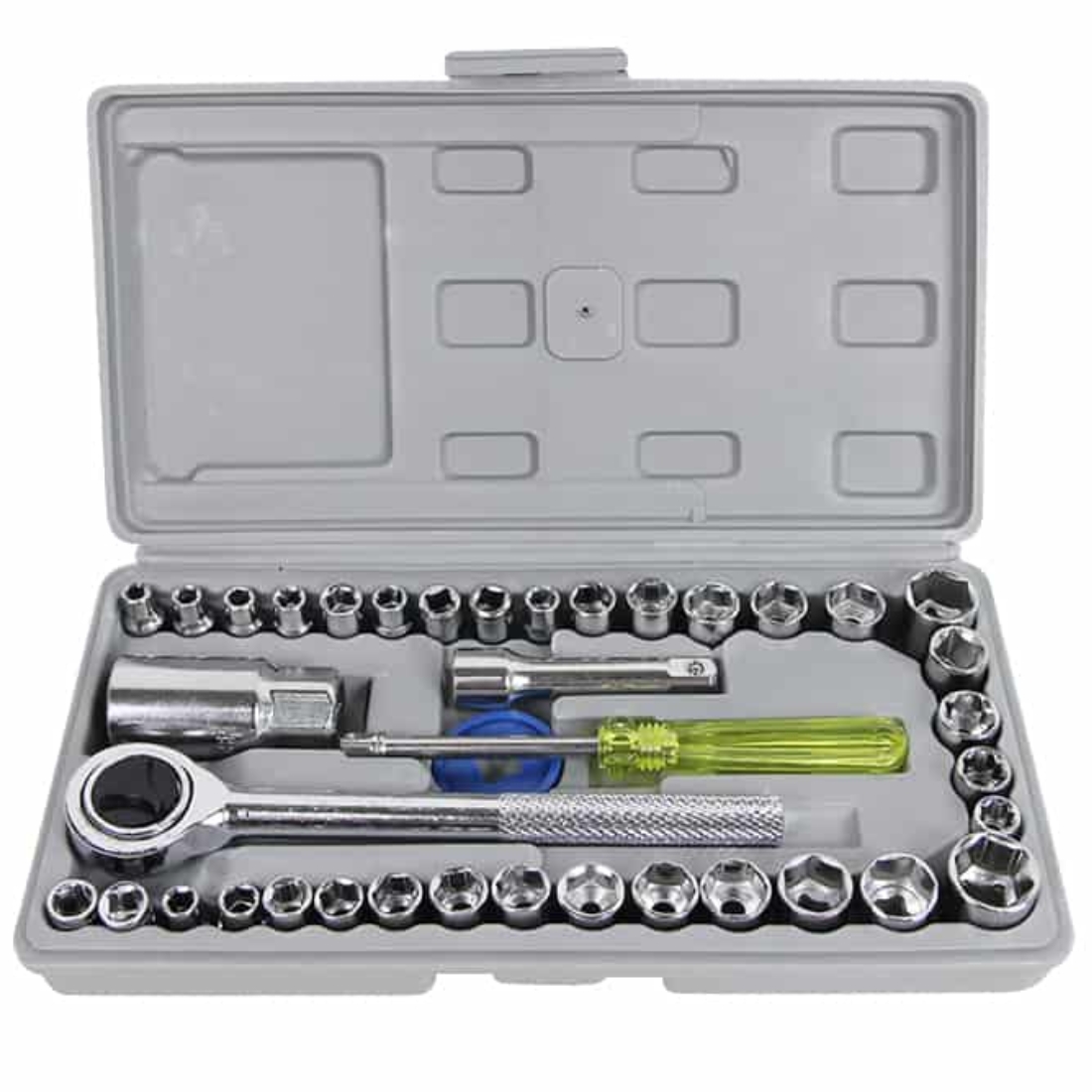 40 Pcs Combination Socket Wrench Set Professional Ratchet Tool Kit 1 40 Pcs Combination Socket Wrench Set professional ratchet tool kit