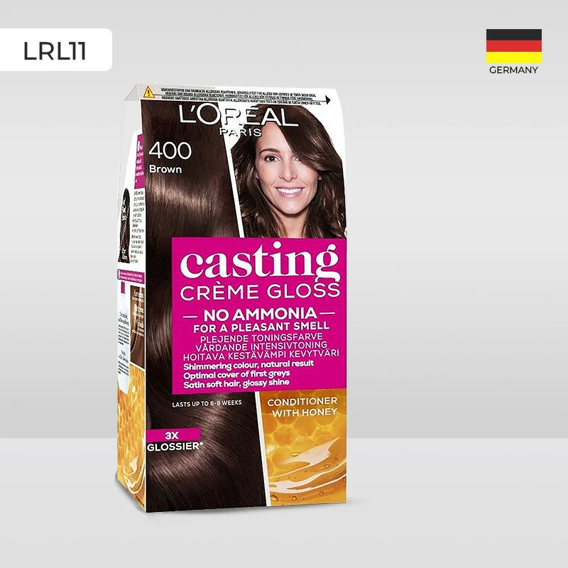 Loreal Casting Cream Gloss Hair Color - Braz Brown 400 3 Loreal Casting Cream Gloss Hair Color - Braz Brown 400 - Image 3