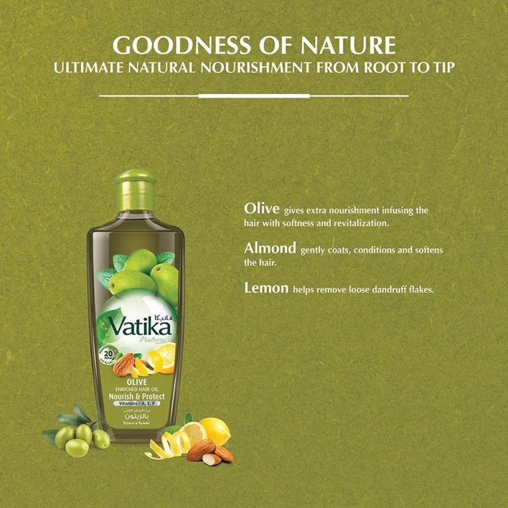 Vatika Naturals Olive Hair Oil - 200 ml 3 Vatika Naturals Olive Hair Oil - 200 ml - Image 3