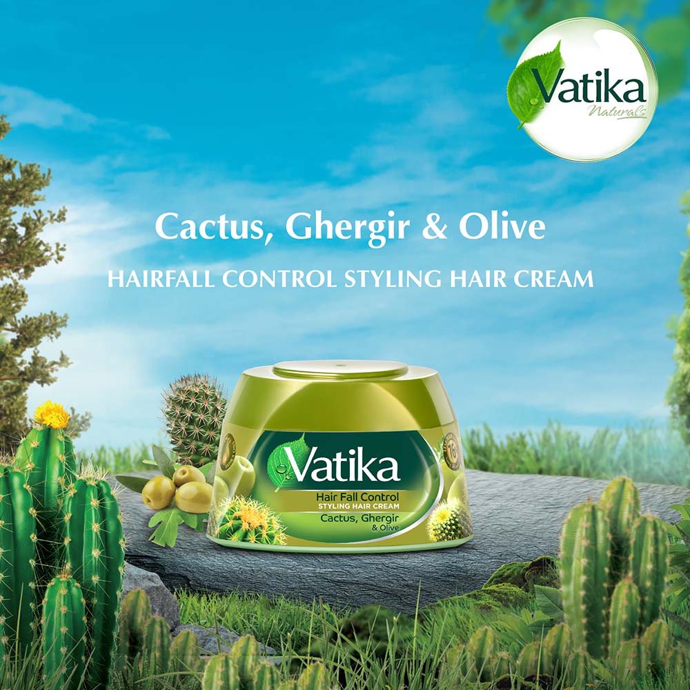 Vatika Hair Fall Control Styling Hair Cream 3 Vatika Hair Fall Control Styling Hair Cream - Image 3