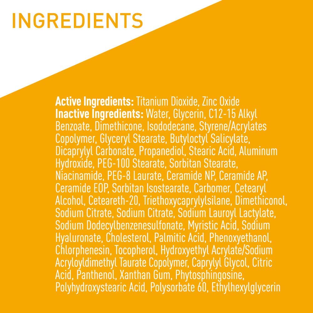 CeraVe Hydrating Mineral Sunscreen 75ml SPF 50 Face Sun Cream Oil Free Sun Protection Cream 3 CeraVe Hydrating Mineral Sunscreen 75ml SPF 50 Face Sun Cream Oil Free Sun Protection Cream - Image 3