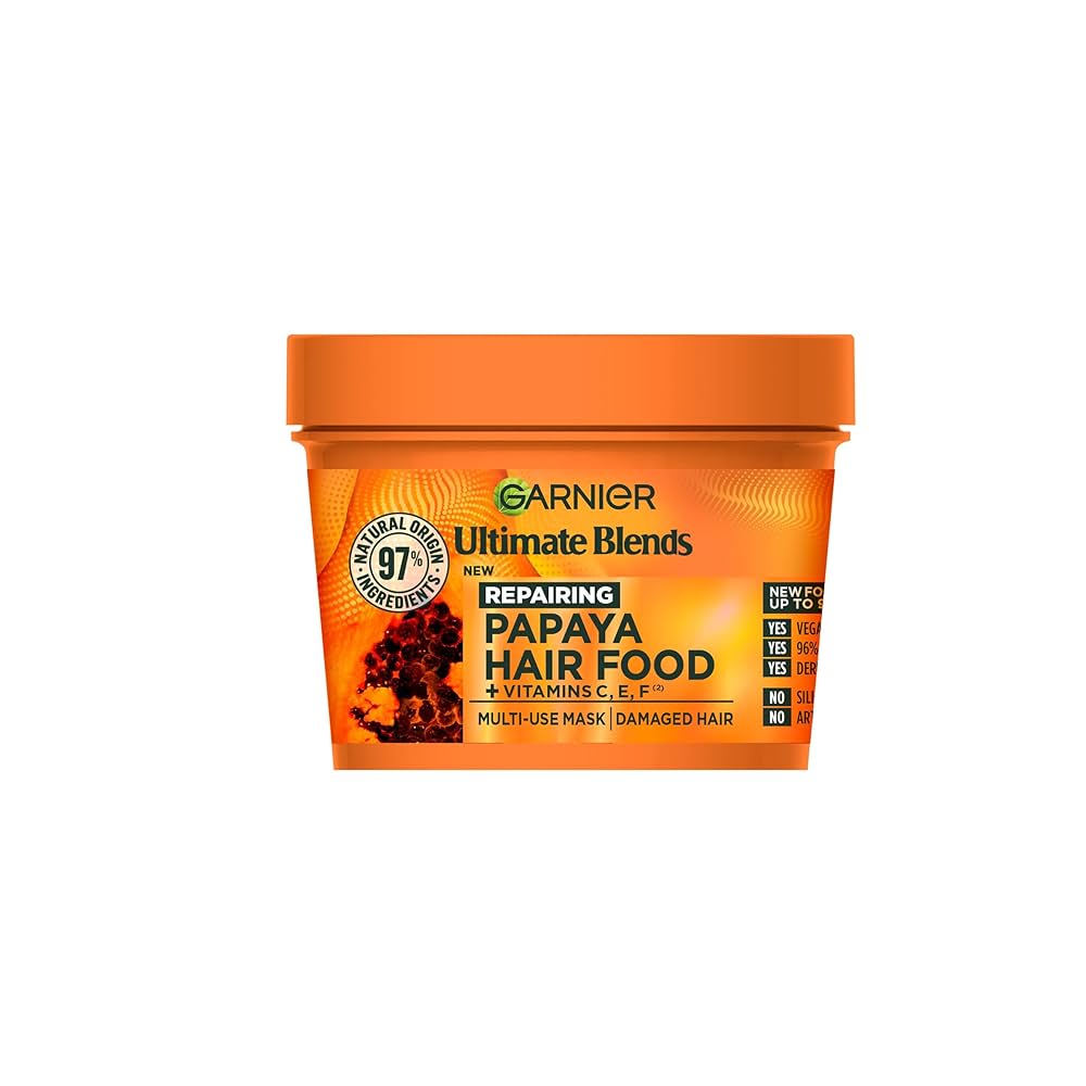 Garnier Ultimate Blends Papaya 3 in 1 Hair Mask - 390ml