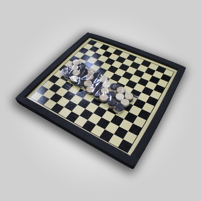 ORIGINAL Wooden Dam Board with Coins