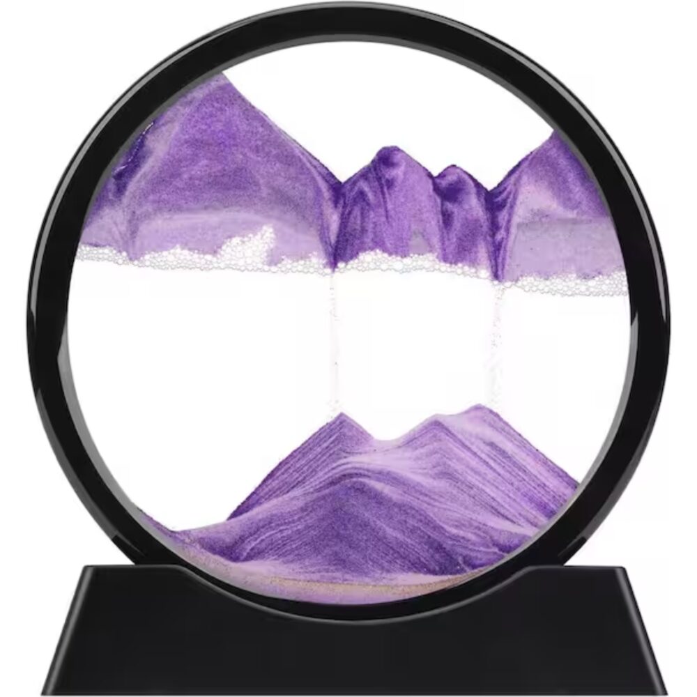 Moving Sand Decorator Ornament 3D flowing sand art frame