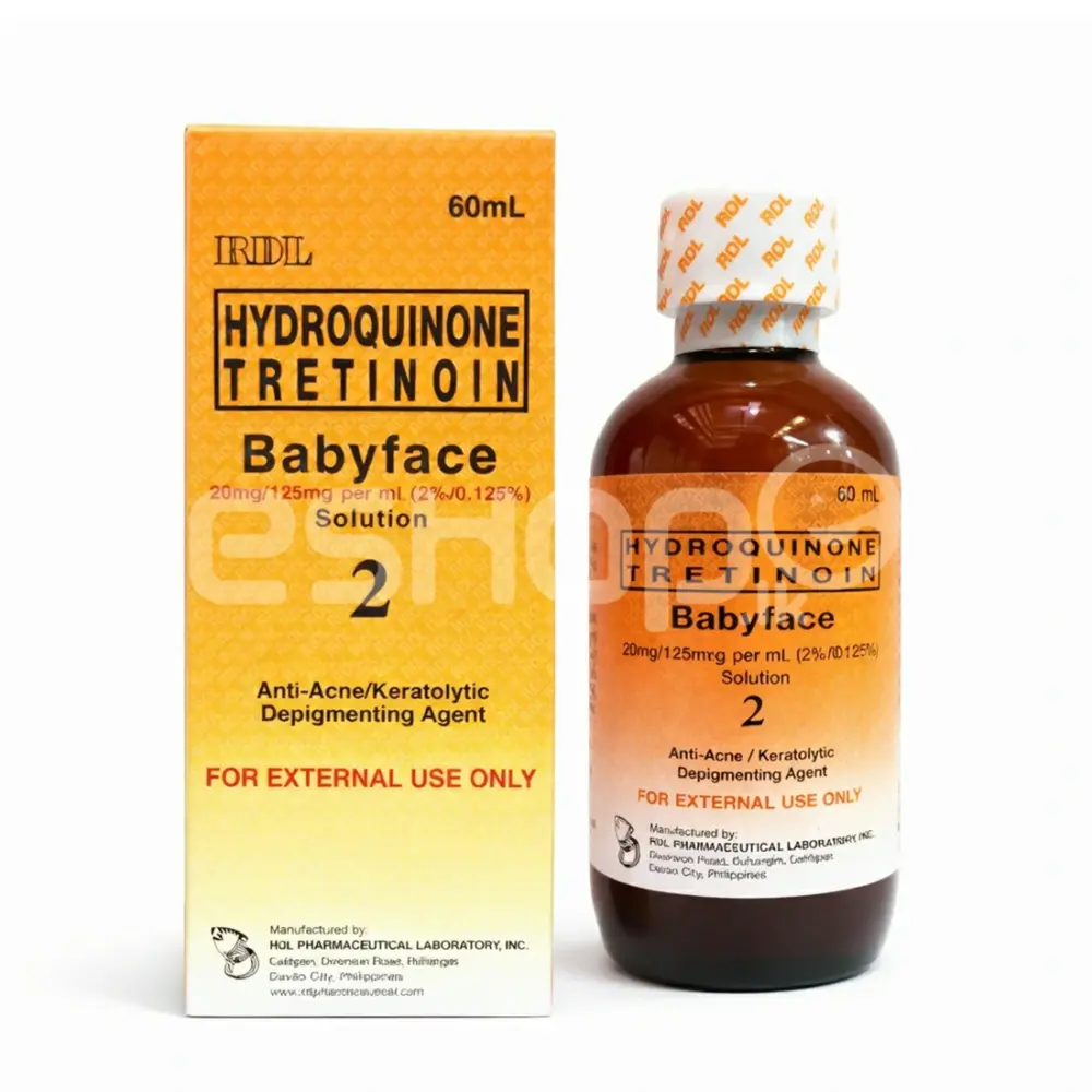 Rdl Hydroquinone Tretinoin Baby Face Solution 2