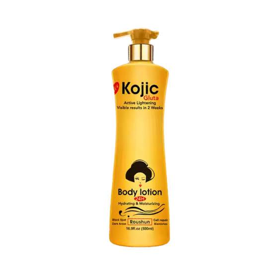 Kojic Gluta Body Lotion Active Lightening Visible Results in 2 Weeks - 500ml