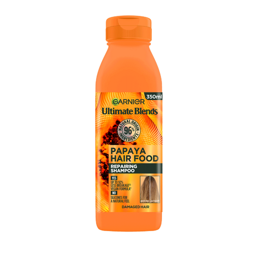 Garnier Hair Food Ultimate Blends Papaya Shampoo for Damaged Hair - 350ml
