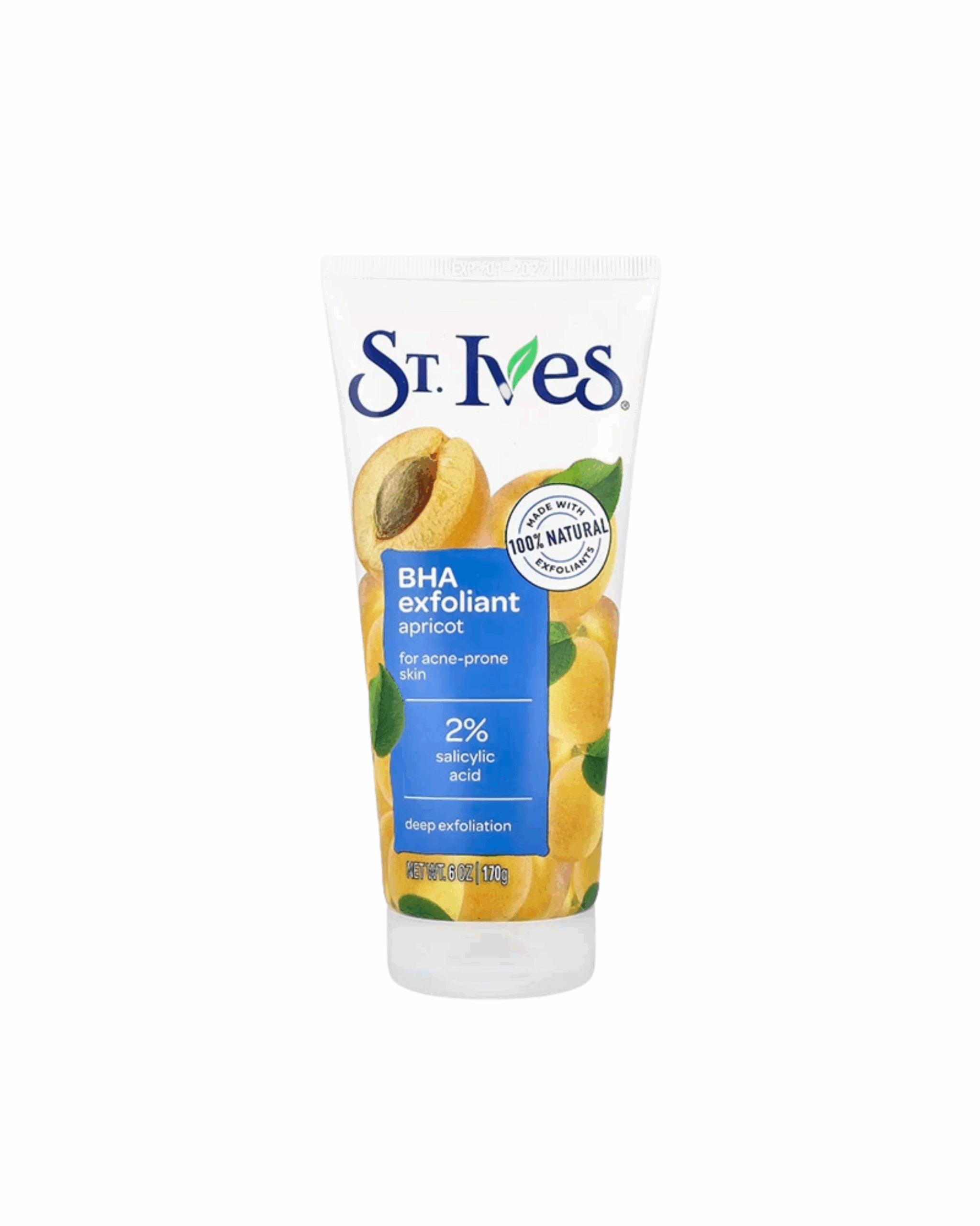 St.Ives BHA Face Exfoliant Apricot Facial Exfoliator for Acne Prone Skin - 170g