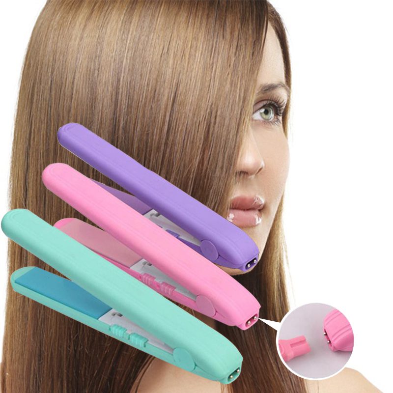 Hair Straight Machine Flat Mini Travel Iron Perm 40W / 110 ~ 230 V