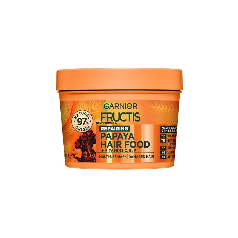 Garnier Ultimate Blends Papaya 3 in 1 Hair Mask - 390ml 4 Garnier Ultimate Blends Papaya 3 in 1 Hair Mask - 390ml - Image 4
