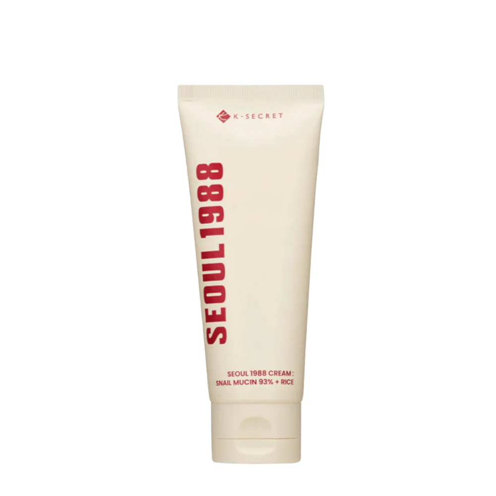 K-SECRET SEOUL 1988 Cream : Snail Mucin 93% + Rice 100ml