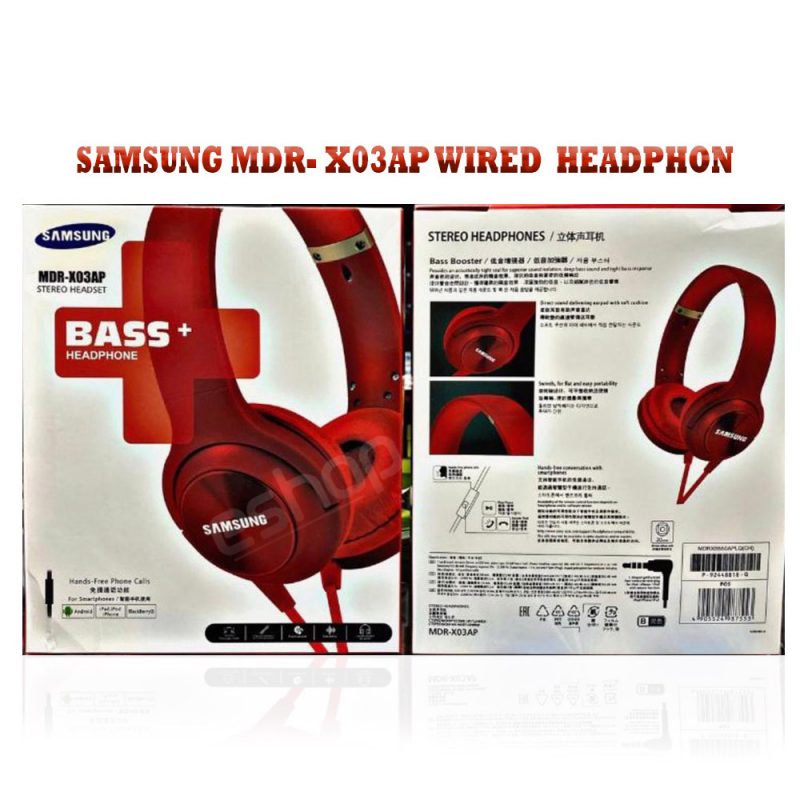 Samsung Headphone MDR- X03AP Wired bass+ Stereo