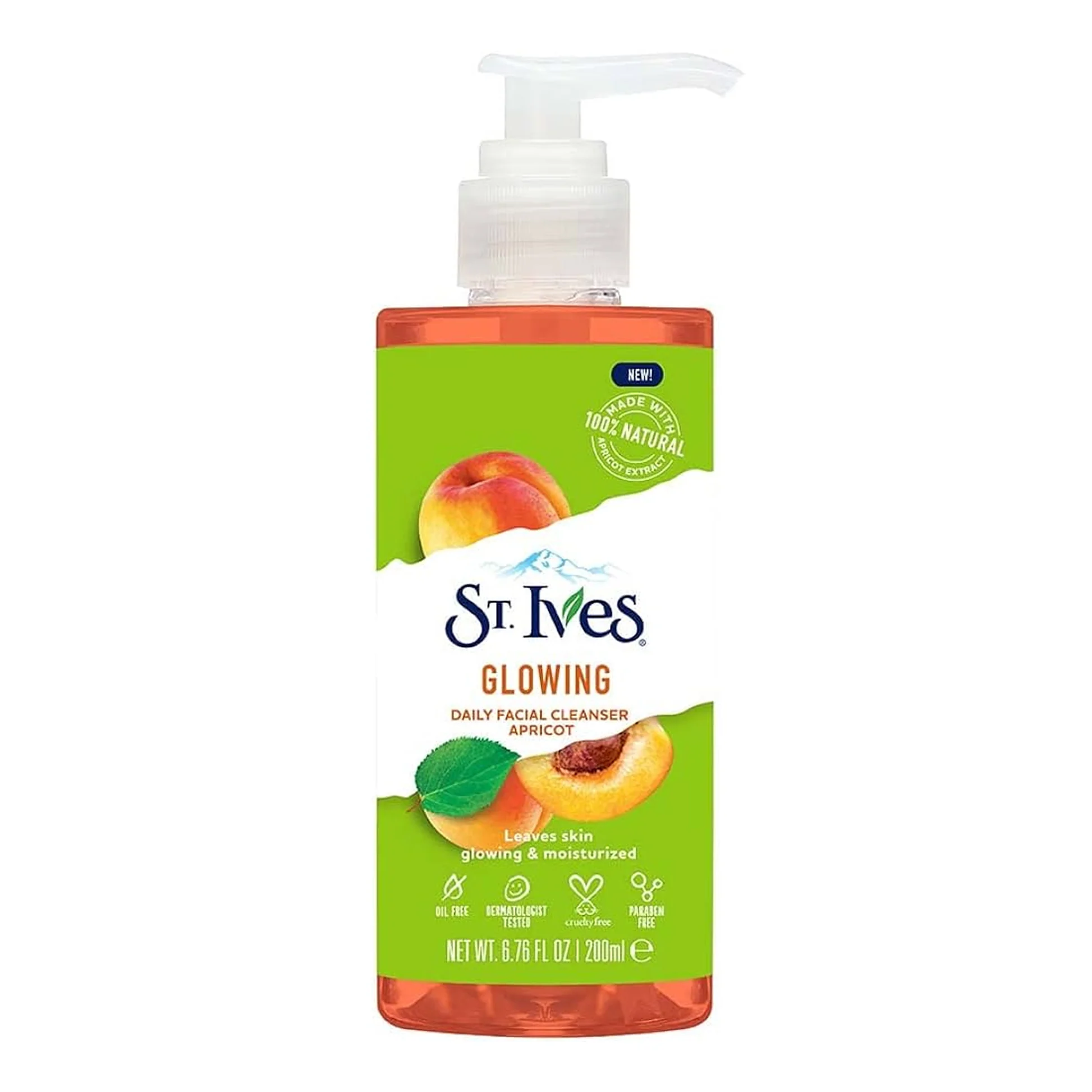 St. Ives Glowing Daily Facial Cleanser with 100% Natural Apricot Extracts - 200ml 1 St. Ives Glowing Daily Facial Cleanser with 100% Natural Apricot Extracts - 200ml